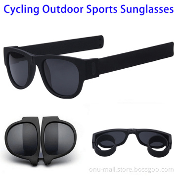 China Sunglass Manufacturers Foldable Polarized Cycling Outdoor Sports Sunglass